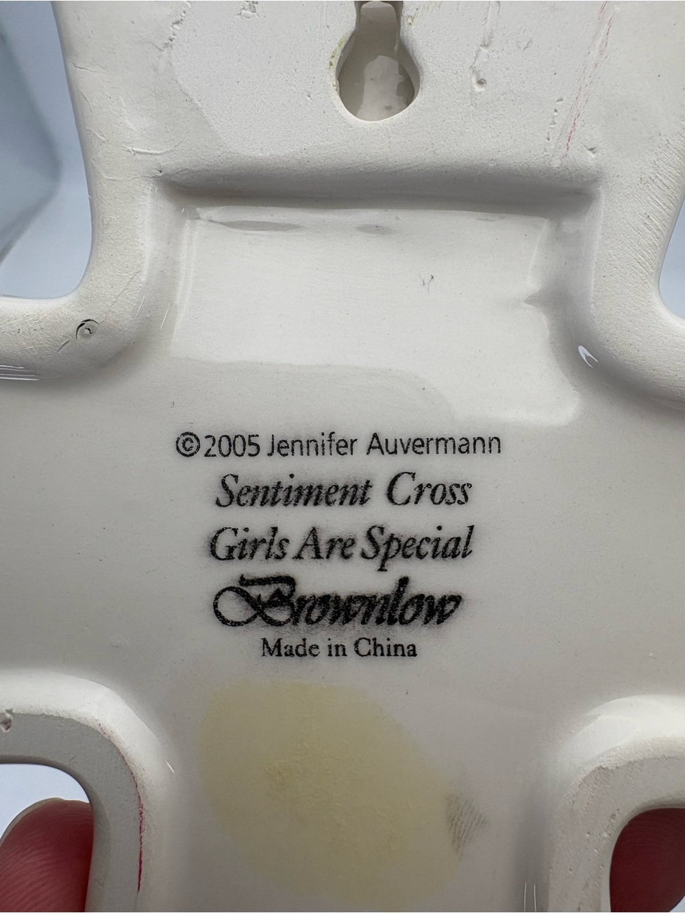 Sweet “Girls Are Special”  Sentiment Cross with “Bless This Child” - Picture 5 of 8